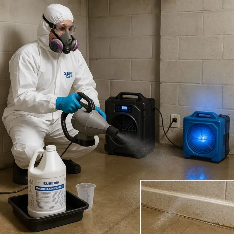Sanitization and Odor Removal process in Canterbury, NH