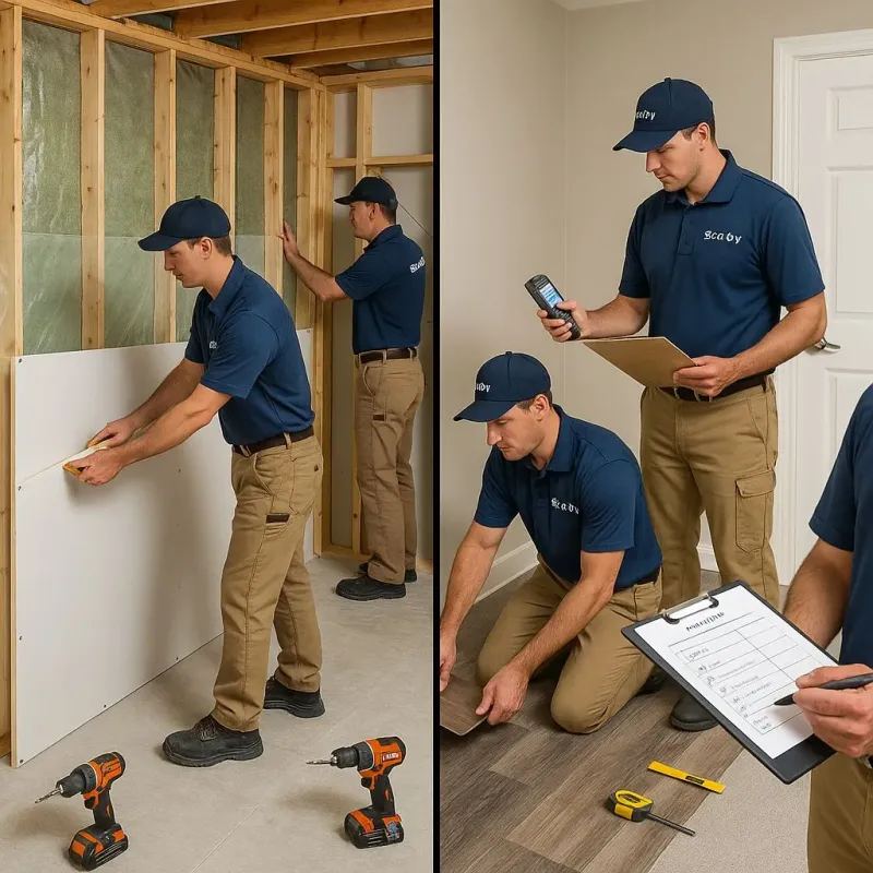 Repairs and Reconstruction process in Canterbury, NH
